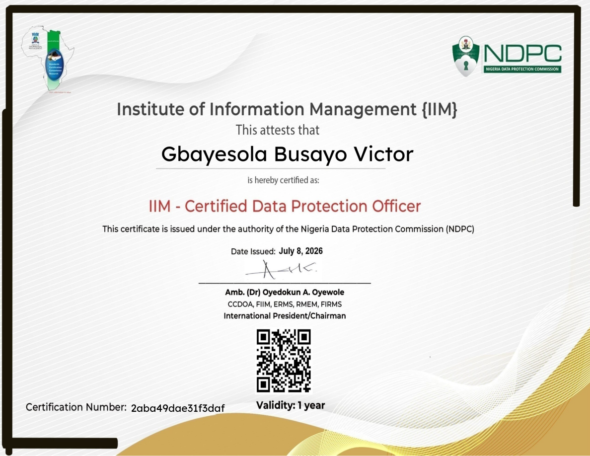 Certification 2