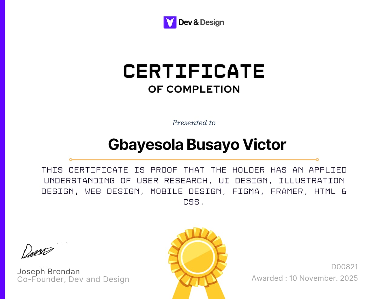 Certification 5